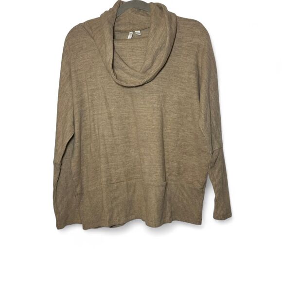 Cato Tan Cowl Neck Long Sleeve Sweater Size S - Picture 1 of 5